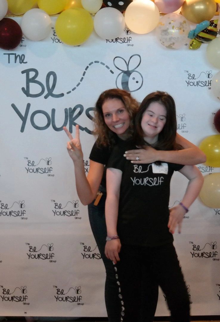 Faith at a Be Yourself Group event